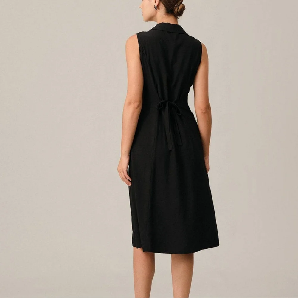 V-Neck Tunic Midi Dress - Picture 3 of 5